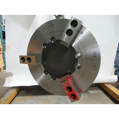 18 IN Samchully HC-18D Standard 3-Jaw Open-Center Chuck