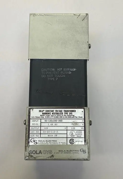 Used SOLA 23-22-112-2 Miscellaneous Equipment (Electrical & Power) | Surplus Asset Holdings #1196972