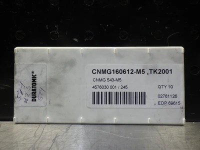 SECO Carbide Inserts QTY10 CNMG160612-M5 TK2001 (LOC1286A)