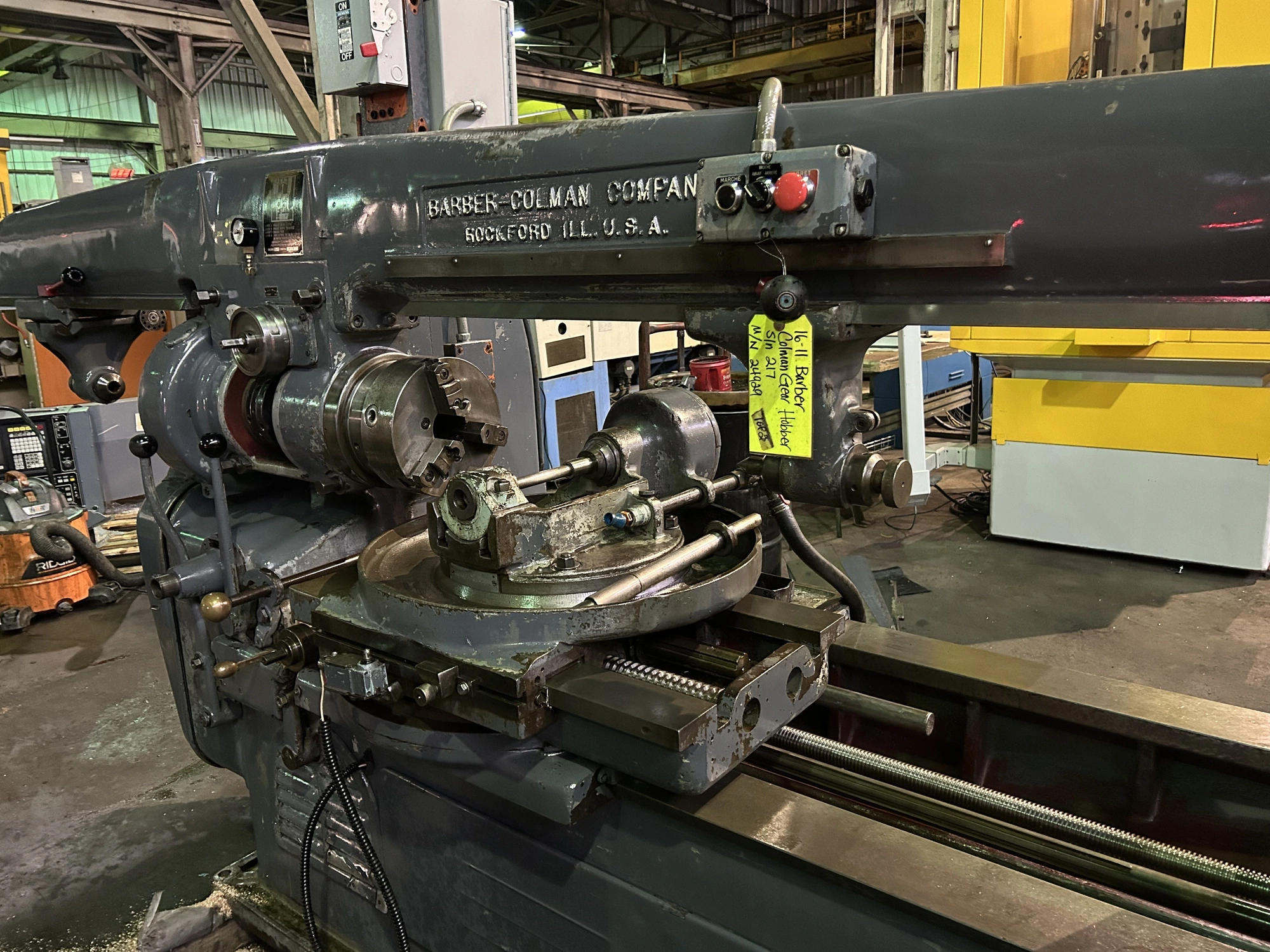 USED BARBER COLMAN 16-11