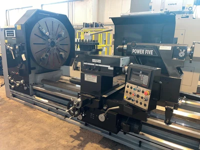 2015 REPUBLIC/LAGUN AMERICAN TURNMASTER POWER FIVE Engine Lathes (Gap Bed, Hollow-Spindle, Tracer) | Mohawk Machinery (4)