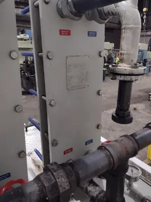 30 GPM ZYKLOMAT MODEL #AKBF-R CONTINUOUS FILTER COOLANT SYSTEM, WITH DRAG-OUT & TURBO-HKS CENTRIFUGE SEPERATOR: YOBRO #24734