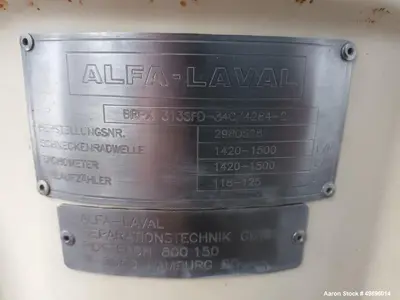 USED ALFA LAVAL BRPX 313 SFD-34