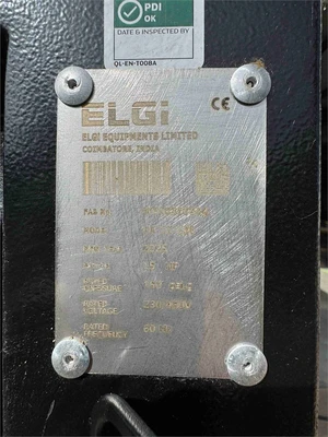 Used 2025 ELGI EN 11 Rotary Screw & Sliding Vane Air Compressors Texas US | MachineryMax #1262885