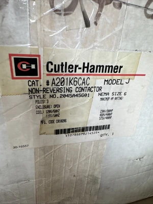 NEW Cutler-Hammer A201K6CAC