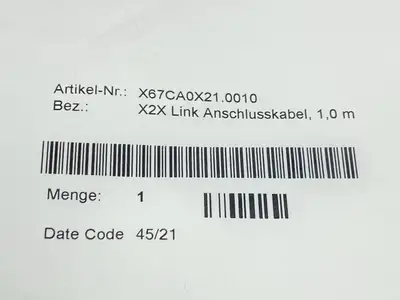X67CA0X21.0010 | B&R Automation  X2X Link Attachment Cable 1m - New