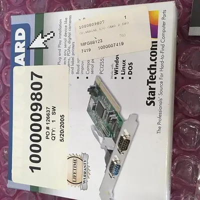 STARTECH 100000 9807 SERIAL 1 0 CARD