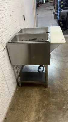 Used Cook Rite Used CookRite CSTEA-2C, 30" Electric Steam Table, 2 Pan Capacity - 120V - GC Steam Tables (Food) Illinois US | Falcon Restaurant Supply #1373500