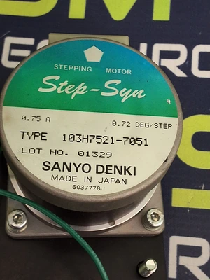 SANYO DENKI 103H7521-7051 STEPPING MOTOR WITH TAKAYA PROBE 2 HEAD