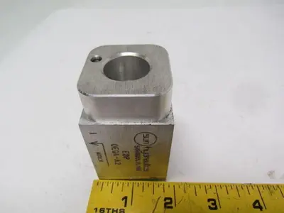 Sun Hydraulics EPB Sandwich Manifold ISO 03:On P, Port 3 To T Mfg Date 5-17-04