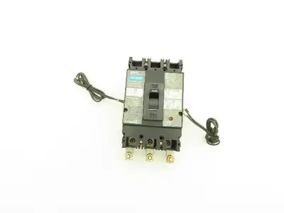 Fuji Electric BU-ESB3100 Circuit Breaker 100A 600V 3 Pole BU-WFH Aux Switch