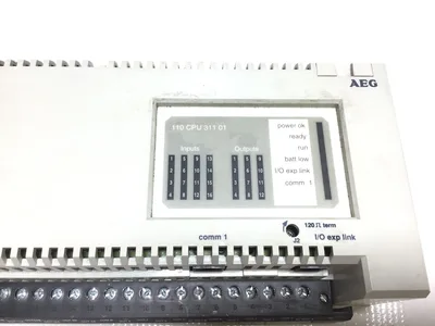 AEG Modicon 110CPU31101 Programmable Logic Controller 115/120Vac 0.3A 50/60Hz