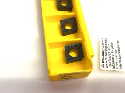 USED KENNAMETAL CCMT09T308MP SCREW-ON CCMT-MP POSITIVE INSERT