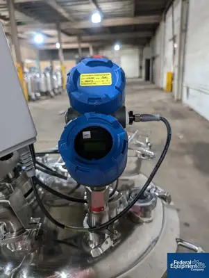 USED Bulling Metal Works 125 Liter Bulling Metal Works Reactor, 316L S/S, 45/75#