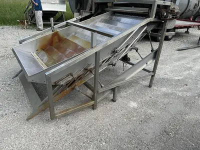 USED MAGNUSON ENGINEERING SHUFFLO FEEDER AND SLICER 54" WIDE