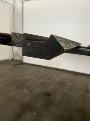8'6"(102") PRESS BRAKE TOP GOOSE NECK MALE DIE. STOCK # 0876724