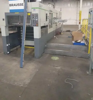 USED 2011 BRAUSSE 1050SE AUTOMATIC DIE CUTTER W/ STRIPPING