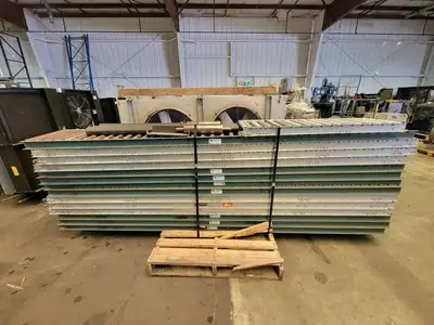 120 x 18 x 2.5 in. Roller Conveyor