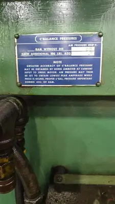 1978 FEDERAL 150 TON 2 POINT GAP FRAME PRESS Gap Frame, Double Crank Presses | Timco, Inc. (6)