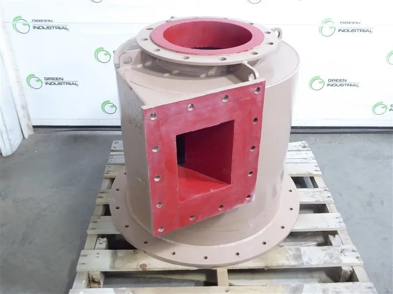 Townley Feed Chamber 24"x25" w/ 9"x11" Entry for MP-96 Hydro-Cyclone Surplus