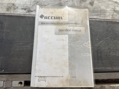 Used 2020 ACCURL MS8-8X3200 Sheet Metal Shears Illinois US | Revelation Machinery #1272520