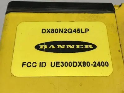 USED BANNER ENGINEERING DX80N2Q45LP