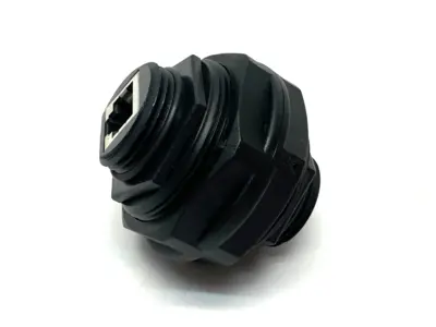 Used Molex Modular/Ethernet Connector RCPT Bulk Head Jack Plug Black Electrical Fittings Michigan US | Maverick Industrial Sales #1473873