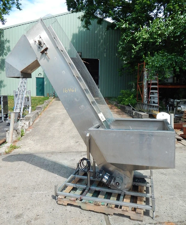 Used KARL KLEMET ELEVATOR 10" WIDE Incline Conveyors New Jersey US | Champion Trading Corporation #423376