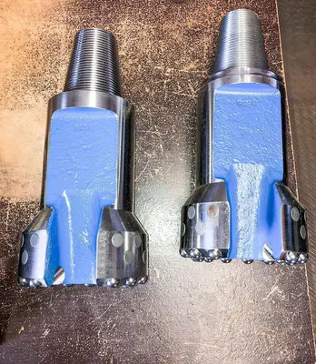 Used TRIDENT SUPREME 6" FLAT FACE CARBIDE BUTTON CABLE TOOL DRILL BIT Carbide Drills Pennsylvania US | East West Machinery & Drilling #1417759