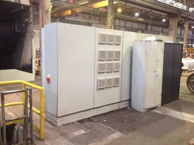 USED HEGENSCHEIDT PN 190 CNC PORTAL WHEELSET LATHE