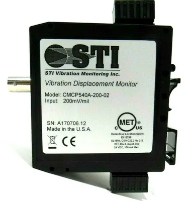 NEW STI CMCP540A-200-02 VIBRATION DISPLACEMENT MONITOR CMCP540A20002