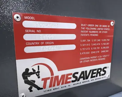 3315-05-2/3311-05-2 | Timesaver | Planers
