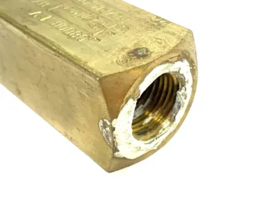 USED PARKER COLORFLOW IN-LINE CHECK VALVE