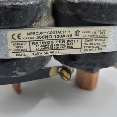 Used MDI MERCURY MDI 360NO-120A-18 MERCURY RELAY Relays & Switches | ND Industrial Surplus #1216674