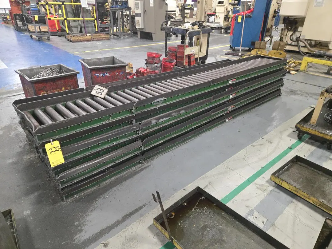 (14) Barrel FIFO Conveyors
