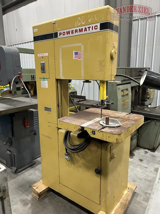 Used POWERMATIC 81 Vertical Band Saws Michigan US | Vander Ziel Machinery Sales #480517