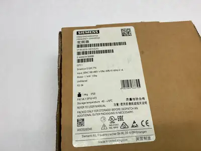 USED SIEMENS SINAMICS G120C COMPACT CONVERTER PN 1,1KW UNFIL