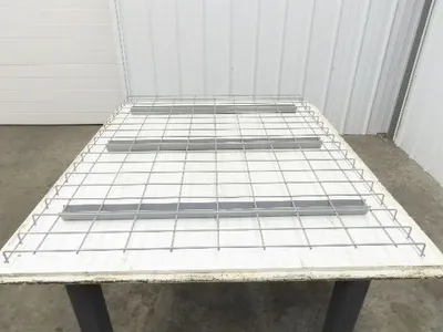 New Pallet Rack Wire Deck 36x46" Waterfall 3 Step Channel Racking 2500lb Mesh