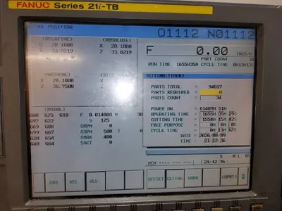 Used 2006 DAEWOO PUMA 400 CNC Lathes Michigan US | iGAM Industrial Marketplace #1445054