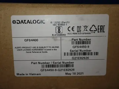 New | in-Stock 2021 DATALOGIC GFS4400 Barcode Scanners Ohio US | HGR 24 #787047