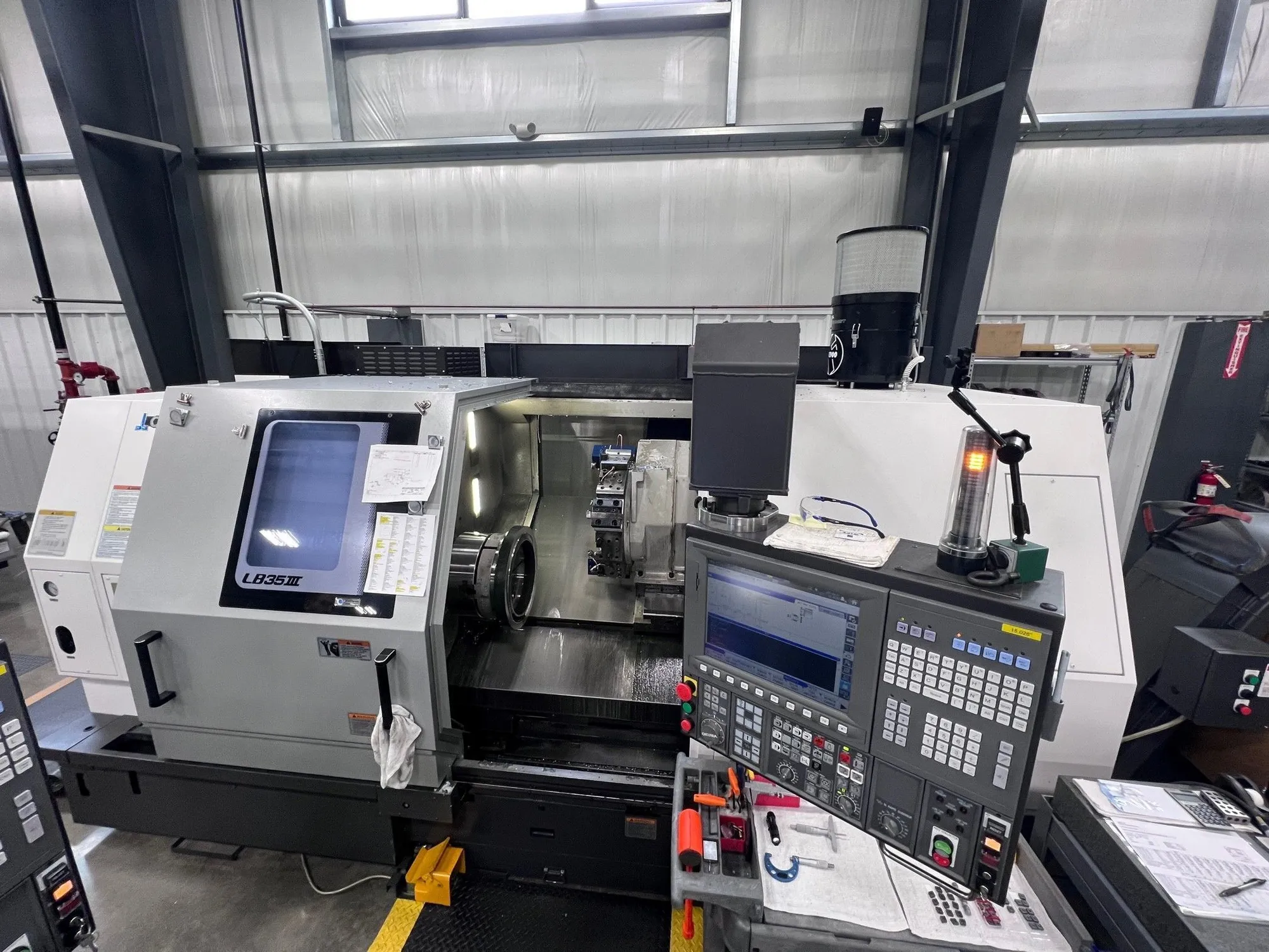 Used 2016 OKUMA LB35III CNC Lathes Illinois US | Asset Exchange Corporation #133318