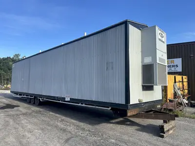 2008 MICHIANA MEN'S & WOMEN'S PORTABLE BATHROOM TRAILER: STOCK #23097
