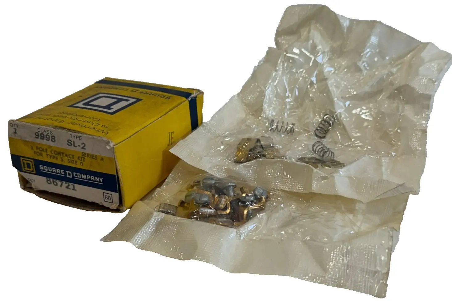 NEW SQUARE D 9998 SL-2 3 POLE CONTACT KIT 9998SL2 86721