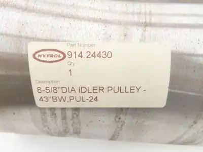 Hytrol 914.24430 Belt Conveyor Idler Pulley 8-5/8"x 43"BW 1-15/16"Shaft XT35
