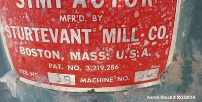 Used STURTEVANT 3B Hammer Mills Illinois US | Aaron Equipment #85273