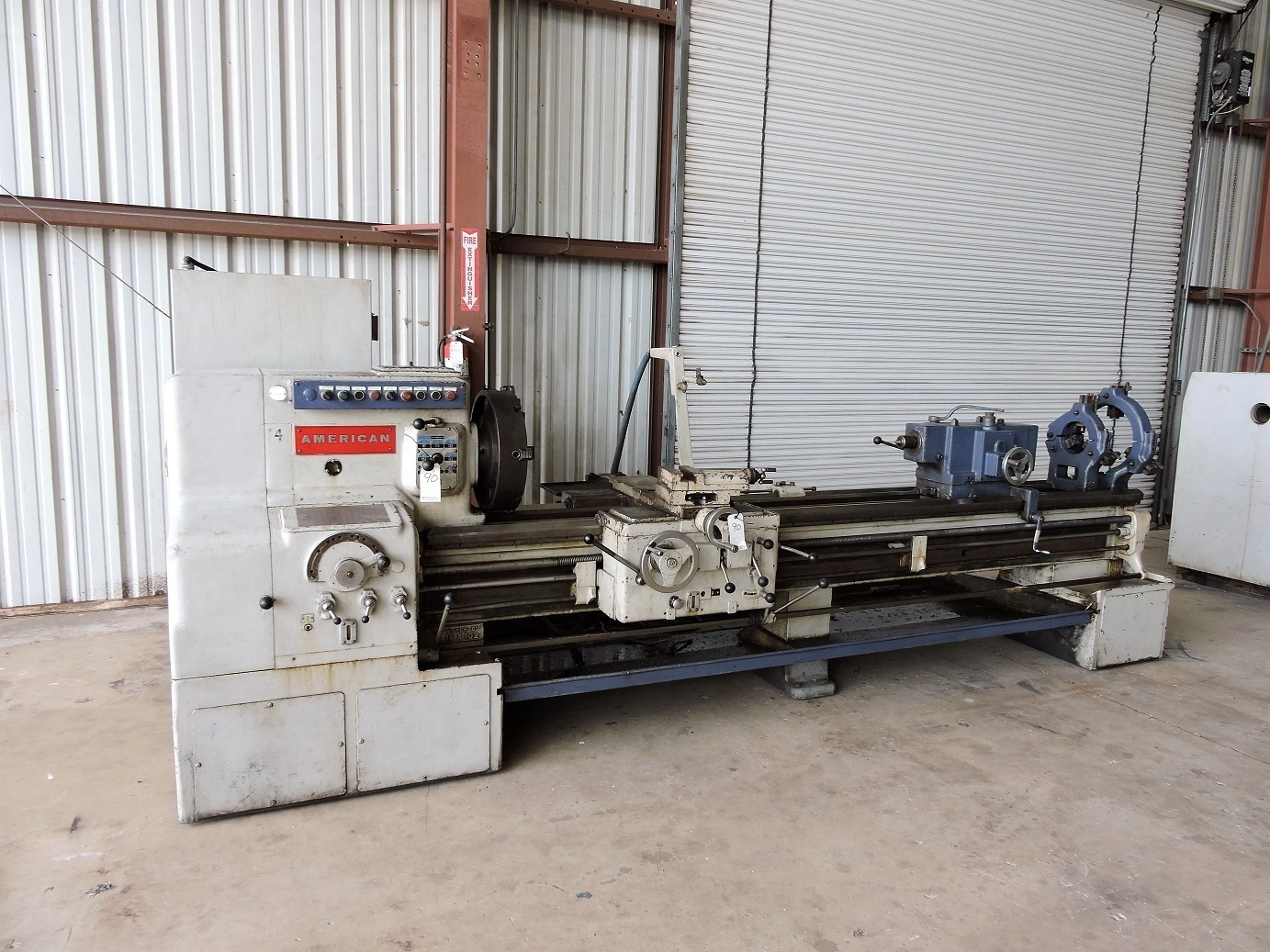 USED 1980 AMERICAN 18" X 102" ENGINE LATHE