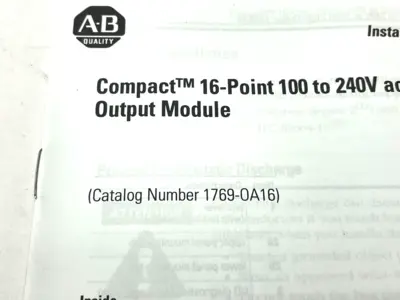 New | in-Stock Allen-Bradley 1769-IN061A-EN-P Manuals Michigan US | Maverick Industrial Sales #1397532