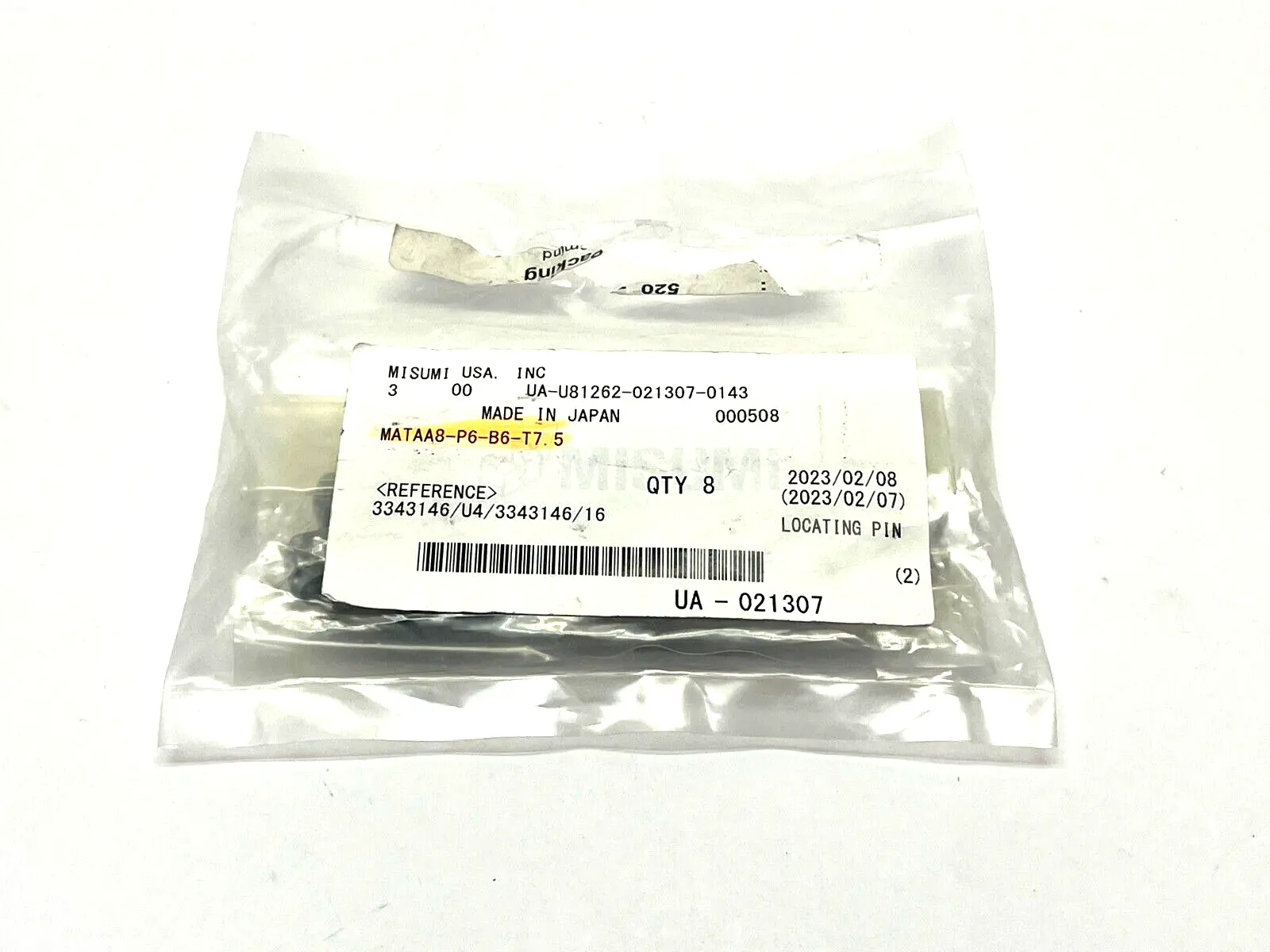 New | in-Stock MiSUMi MATAA8-P6-B6-T7.5 Misc Fasteners Michigan US | Maverick Industrial Sales #1483074