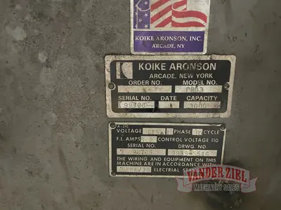 Used KOIKE _UNKNOWN_ Welding Turning Rolls Michigan US | Vander Ziel Machinery Sales #483291