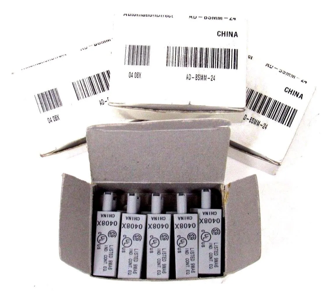NEW LOT OF 4 BOXES AUTOMATIONDIRECT AD-BSMM-24 MOV MODULE AD-BSMM-24 0408X